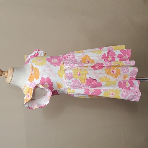 4T Girls Dress with Flower Pattern by Children's Place - Picture 4 of 7